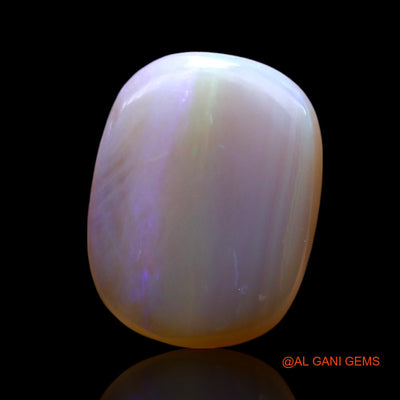 Natural Fire Opal Gemstone 4.00 Cts Loose Oval Cabochon From Australia 14x11x3 mm AF-892