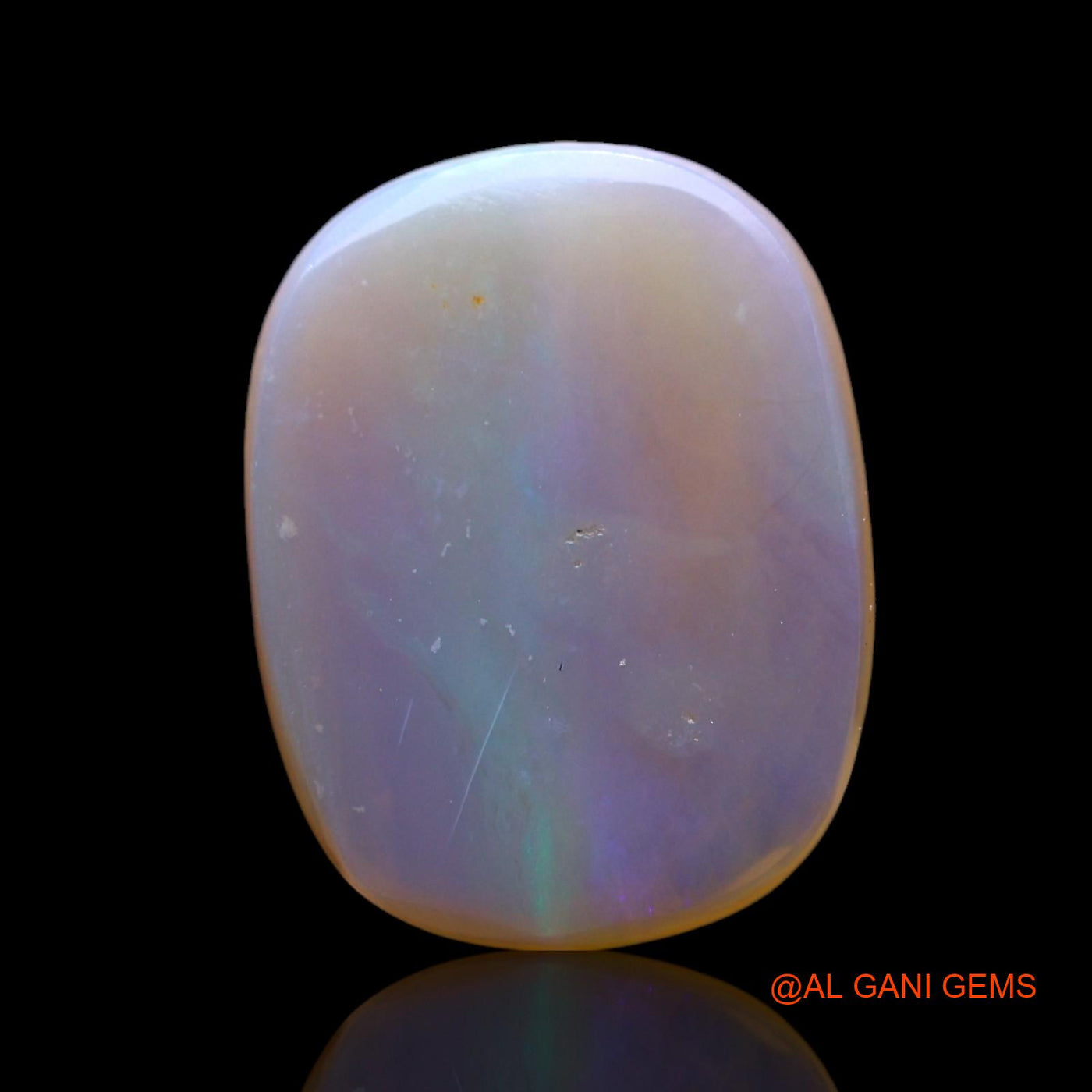 Natural Fire Opal Gemstone 4.00 Cts Loose Oval Cabochon From Australia 14x11x3 mm AF-892