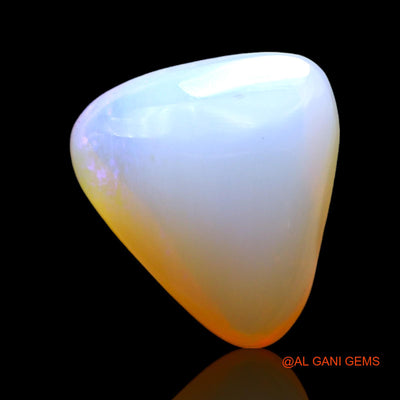 4.00 Cts Unheated Australian Fire Opal Loose Gemstone Trillion Cabochon Natural 12x11x6 mm AF-893