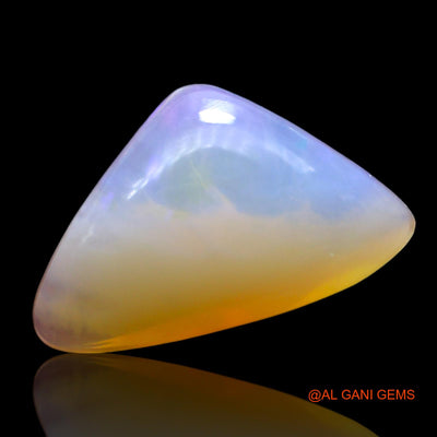 3.00 Cts Unheated Australian Fire Opal Loose Gemstone Trillion Cabochon Natural 15x9x3 mm AF-894
