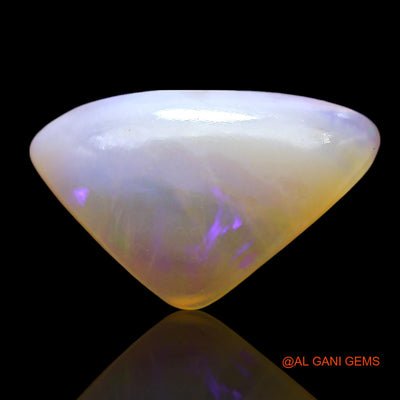 3.00 Cts Unheated Australian Fire Opal Loose Gemstone Trillion Cabochon Natural 15x9x3 mm AF-894