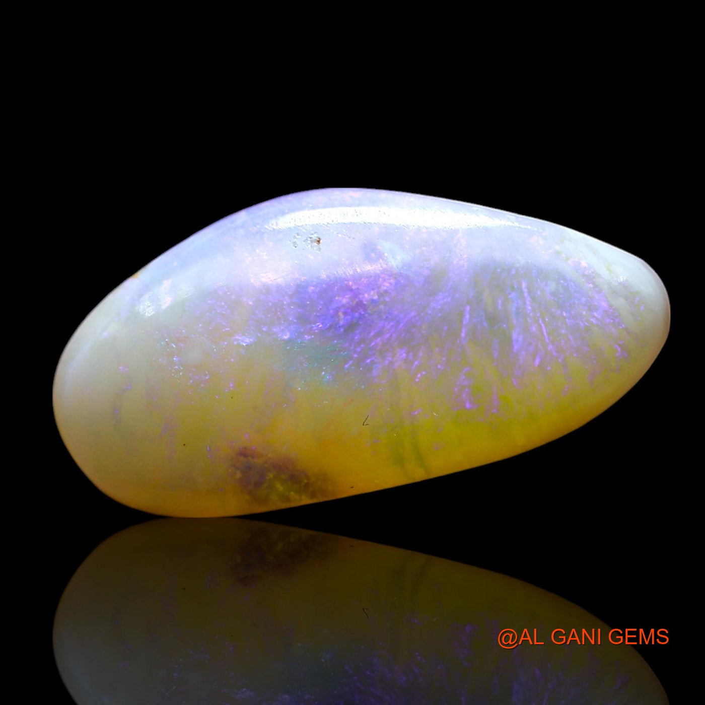 2.00 Cts Natural Australian Fire Opal Loose Gemstone Oval Cabochon 16x8x3 mm AF-895