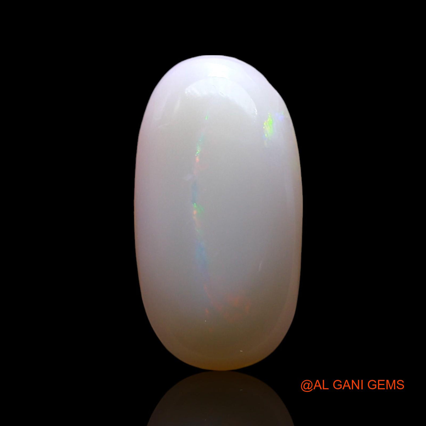 2.00 Cts Natural Australian Fire Opal Loose Gemstone Oval Cabochon 15x8x3 mm AF-896