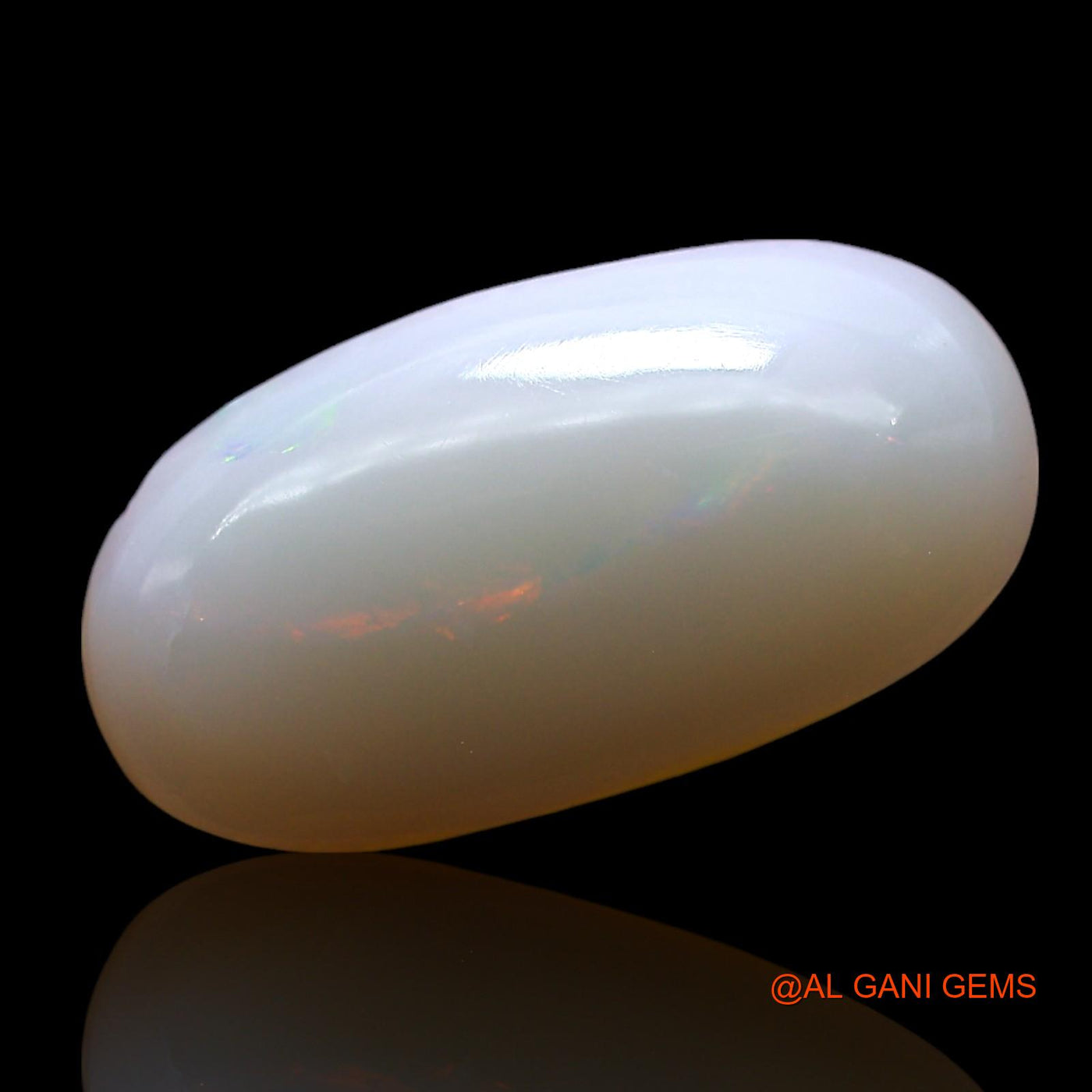 2.00 Cts Natural Australian Fire Opal Loose Gemstone Oval Cabochon 15x8x3 mm AF-896