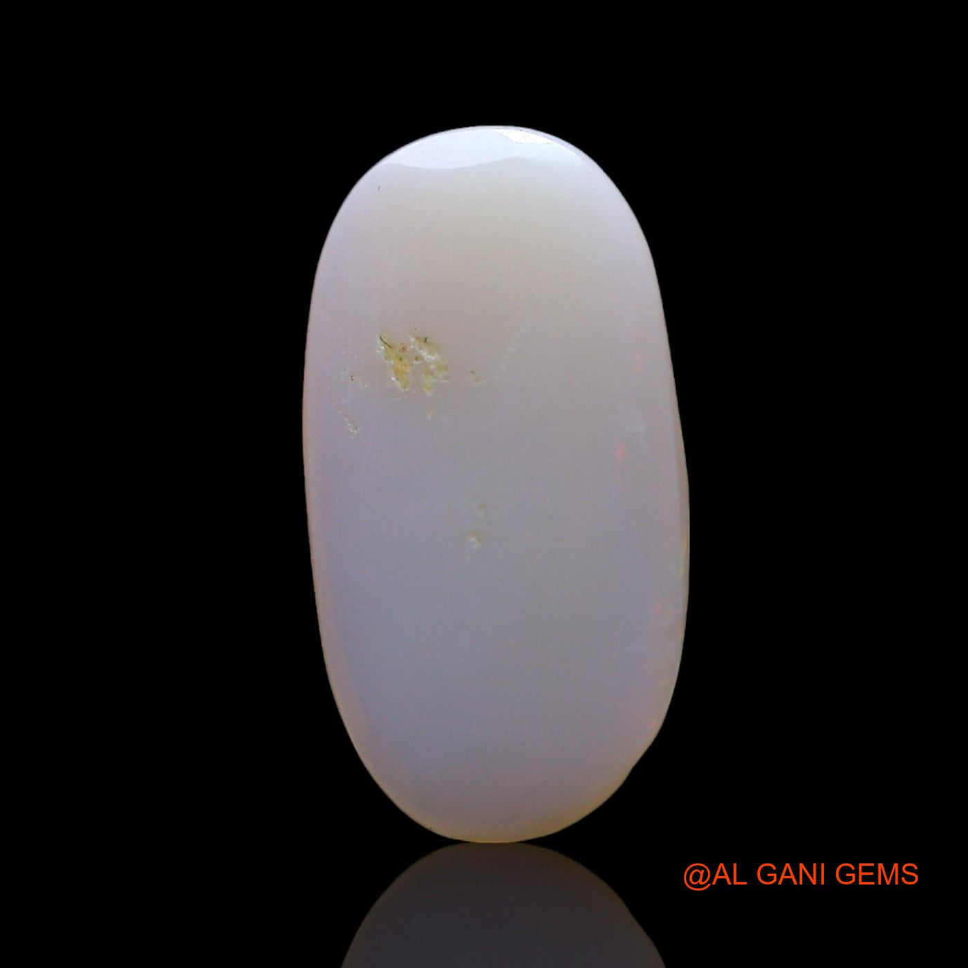 2.00 Cts Natural Australian Fire Opal Loose Gemstone Oval Cabochon 15x8x3 mm AF-896