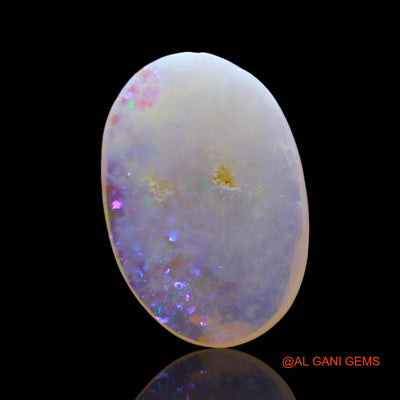 Natural Untreated Fire Opal Loose Gemstone Oval Cabochon From Australia 2.00 Cts 14x10x2 mm AF-897