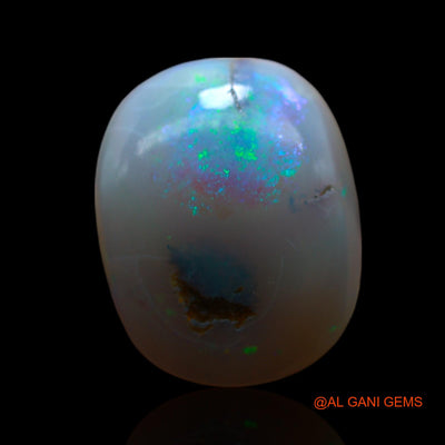 8.00 Cts Natural Australian Fire Opal Loose Gemstone Oval Cabochon 15x13x6 mm AF-89