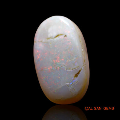 19.00 Cts Natural Australian Fire Opal Loose Gemstone Oval Cabochon 22x13x8 mm AF-8