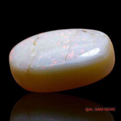 19.00 Cts Natural Australian Fire Opal Loose Gemstone Oval Cabochon 22x13x8 mm AF-8