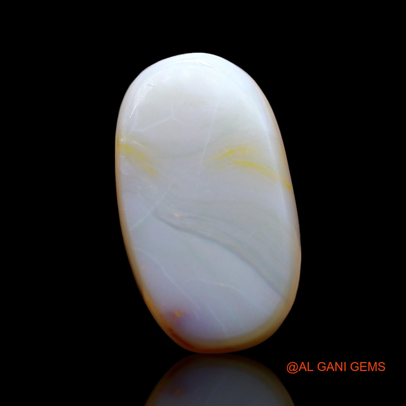 19.00 Cts Natural Australian Fire Opal Loose Gemstone Oval Cabochon 22x13x8 mm AF-8