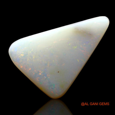 3.00 Cts Unheated Australian Fire Opal Loose Gemstone Trillion Cabochon Natural 14x9x4 mm AF-901