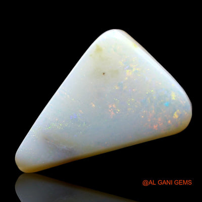 3.00 Cts Unheated Australian Fire Opal Loose Gemstone Trillion Cabochon Natural 14x9x4 mm AF-901