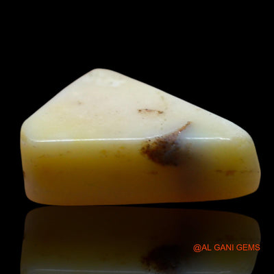 3.00 Cts Unheated Australian Fire Opal Loose Gemstone Trillion Cabochon Natural 14x9x4 mm AF-901