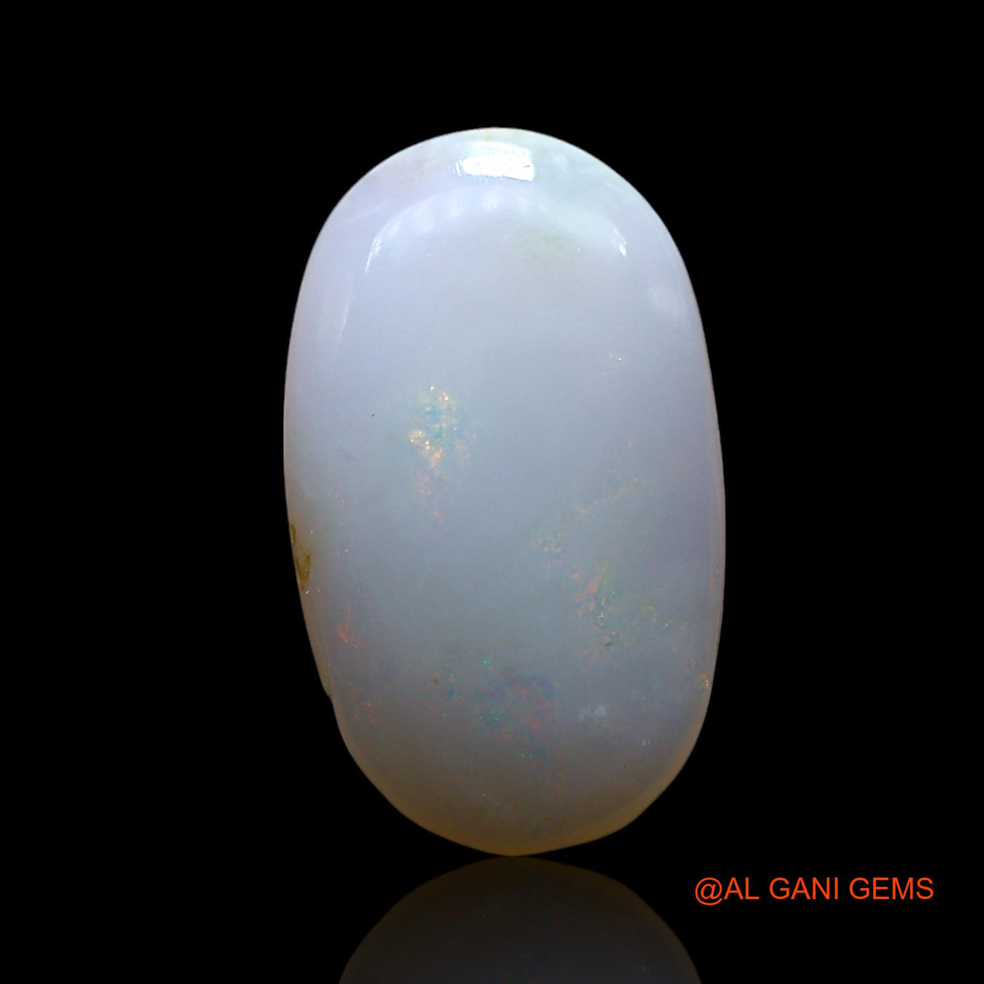 2.00 Cts Natural Australian Fire Opal Loose Gemstone Oval Cabochon 15x9x3 mm AF-902