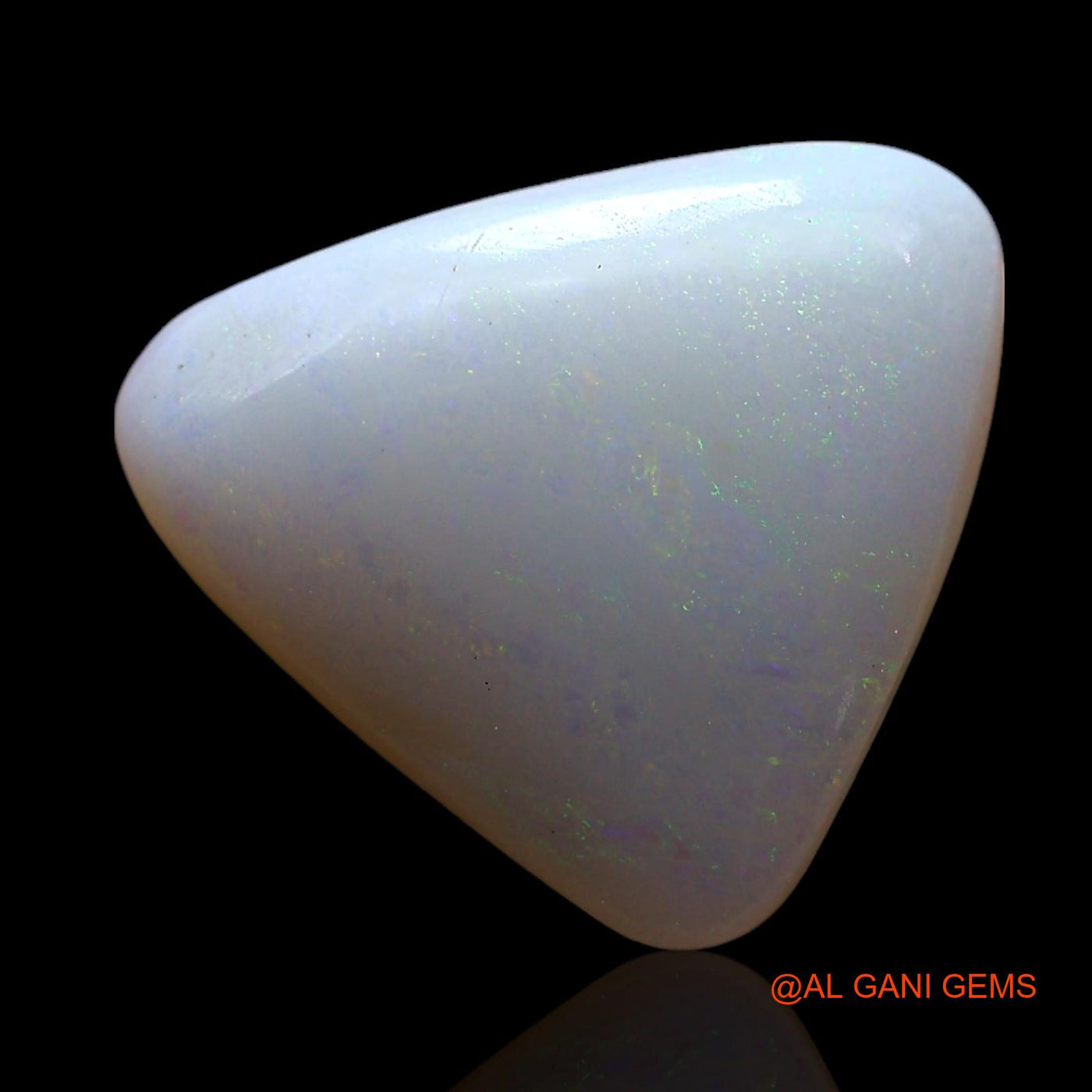 2.00 Cts Natural Australian Fire Opal Loose Gemstone Trillion Cabochon 13x11x3 mm AF-903