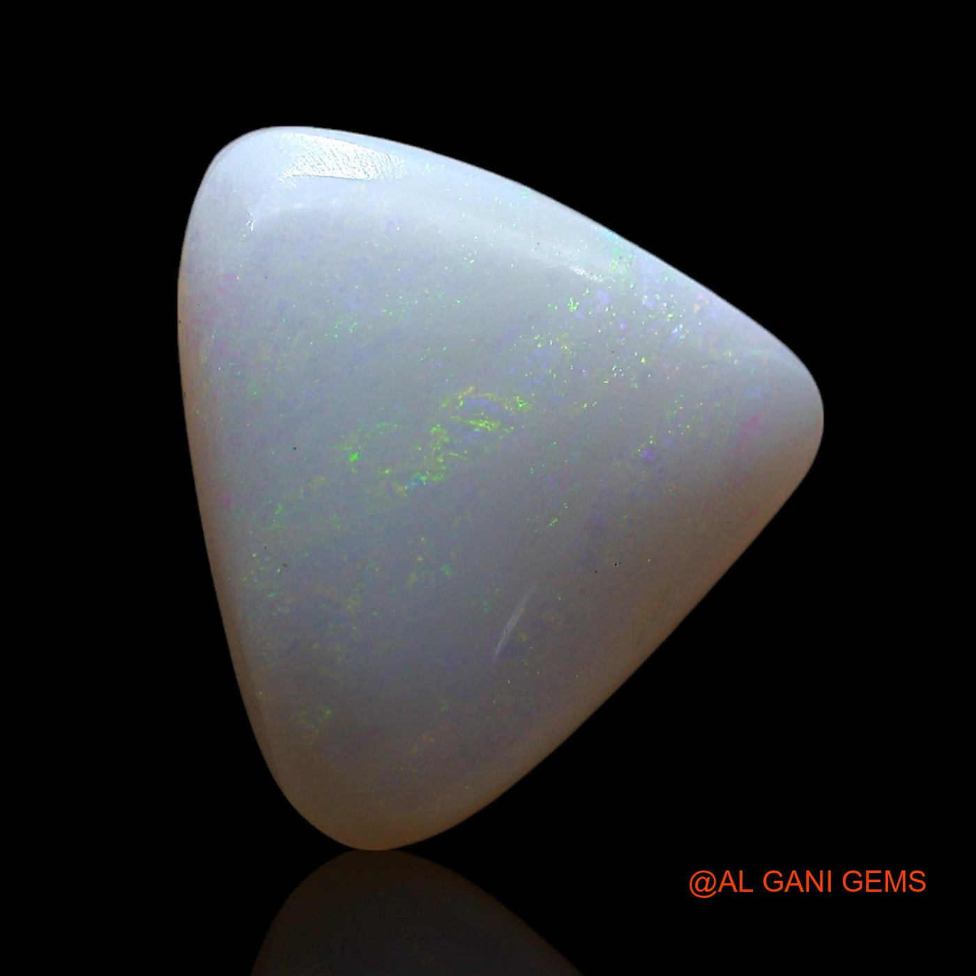 2.00 Cts Natural Australian Fire Opal Loose Gemstone Trillion Cabochon 13x11x3 mm AF-903