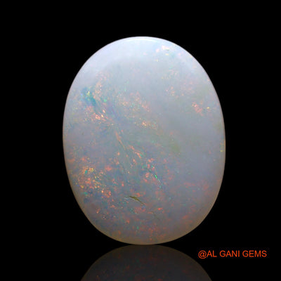 2.00 Cts Unheated Australian Fire Opal Loose Gemstone Oval Cabochon Natural 13x10x3 mm AF-904