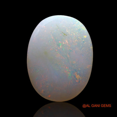 2.00 Cts Unheated Australian Fire Opal Loose Gemstone Oval Cabochon Natural 13x10x3 mm AF-904