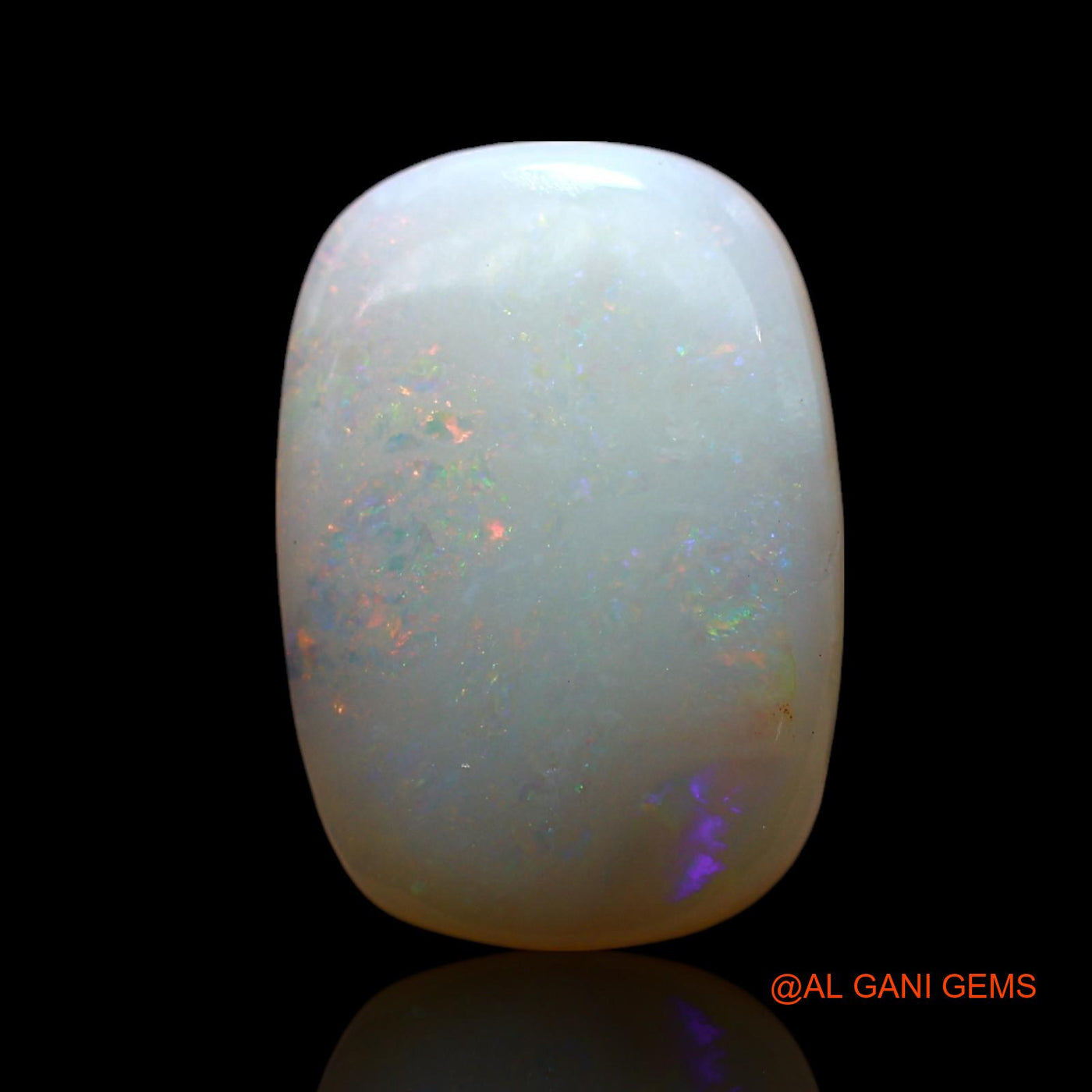 3.00 Cts Natural Australian Fire Opal Loose Gemstone Oval Cabochon 14x9x3 mm AF-905