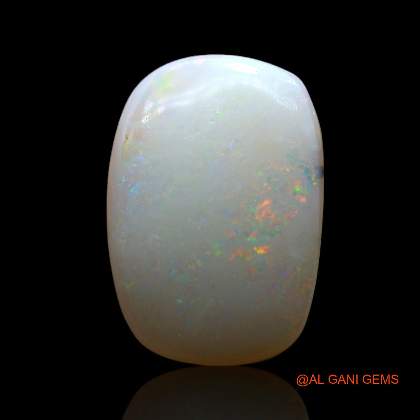 3.00 Cts Natural Australian Fire Opal Loose Gemstone Oval Cabochon 14x9x3 mm AF-905