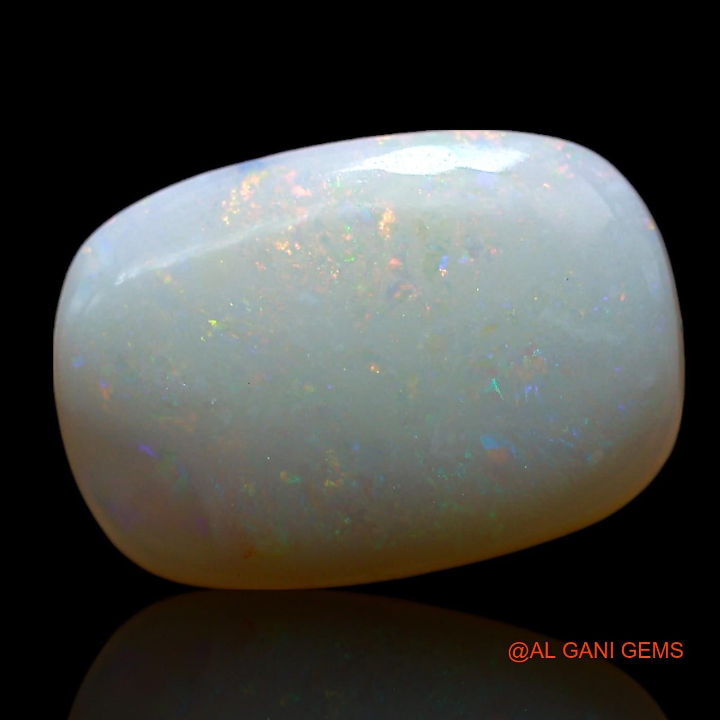 3.00 Cts Natural Australian Fire Opal Loose Gemstone Oval Cabochon 14x9x3 mm AF-905