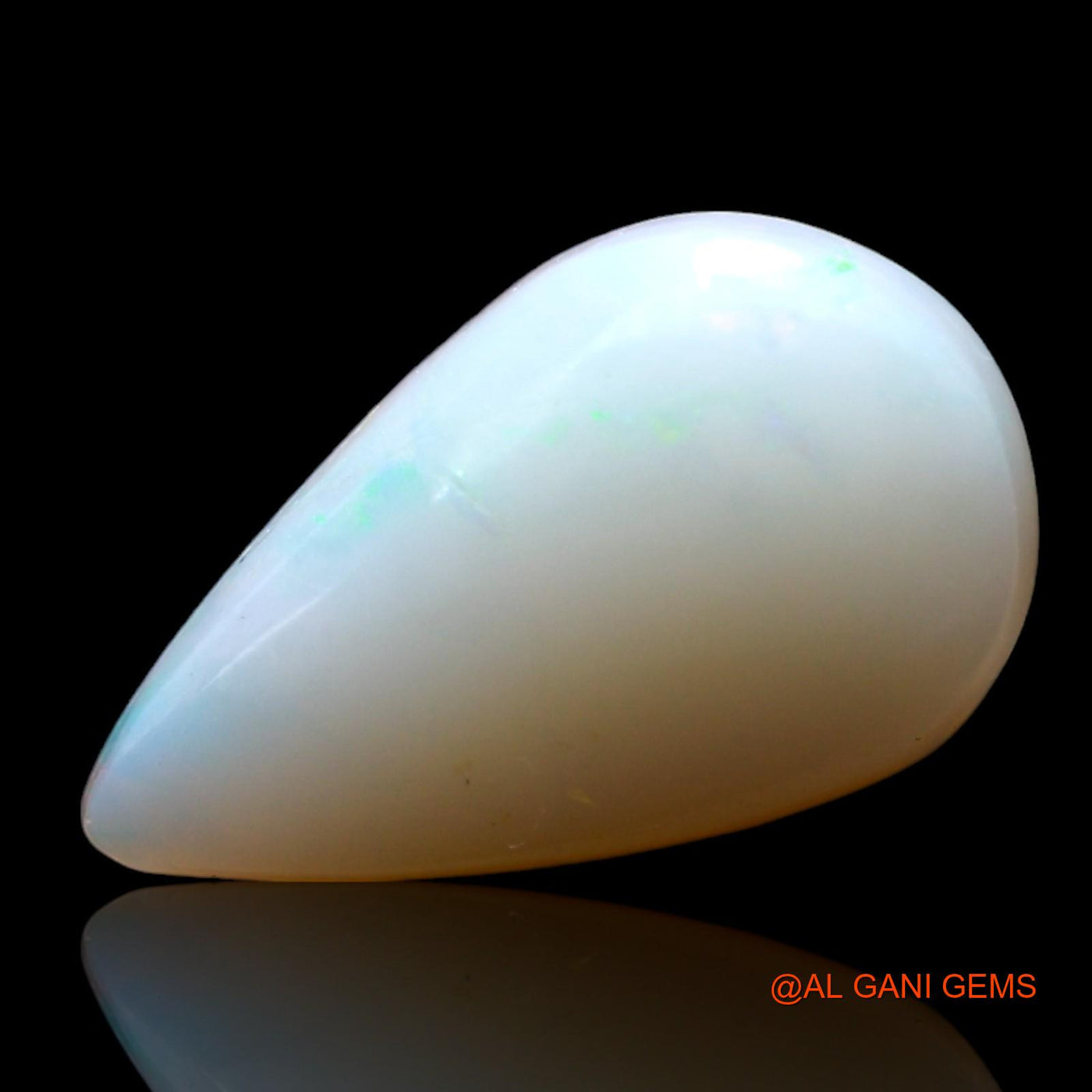 2.00 Cts Natural Australian Fire Opal Loose Gemstone Pear Cabochon 15x9x3 mm AF-908