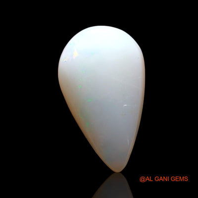 2.00 Cts Natural Australian Fire Opal Loose Gemstone Pear Cabochon 15x9x3 mm AF-908