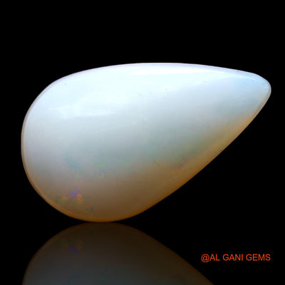 2.00 Cts Natural Australian Fire Opal Loose Gemstone Pear Cabochon 15x9x3 mm AF-908