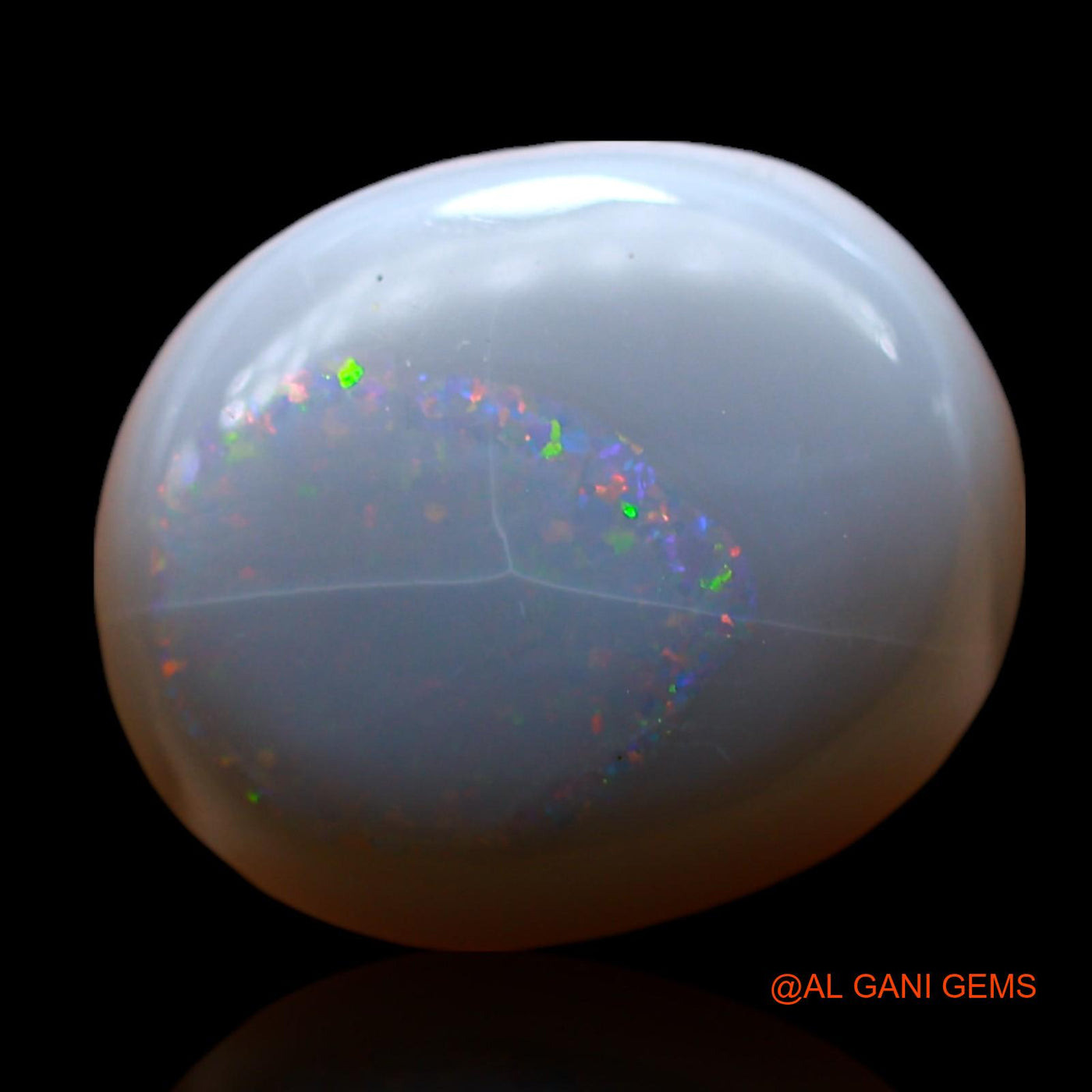 Natural Fire Opal Gemstone 7.00 Cts Loose Oval Cabochon From Australia 15x13x5 mm AF-90