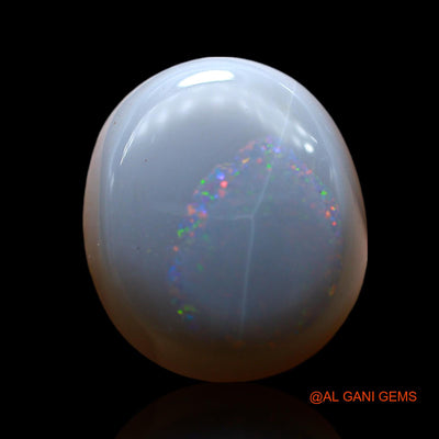 Natural Fire Opal Gemstone 7.00 Cts Loose Oval Cabochon From Australia 15x13x5 mm AF-90