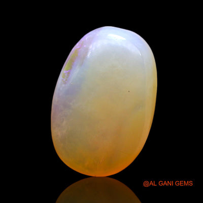 4.00 Cts Unheated Australian Fire Opal Loose Gemstone Oval Cabochon Natural 14x9x5 mm AF-911