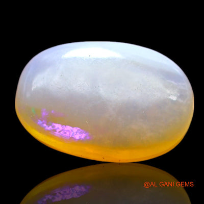 4.00 Cts Unheated Australian Fire Opal Loose Gemstone Oval Cabochon Natural 14x9x5 mm AF-911