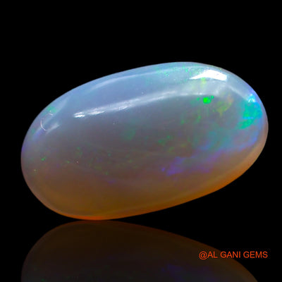 Natural Untreated Fire Opal Loose Gemstone Oval Cabochon From Australia 3.00 Cts 15x8x3 mm AF-912