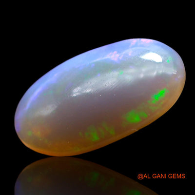Natural Untreated Fire Opal Loose Gemstone Oval Cabochon From Australia 3.00 Cts 15x8x3 mm AF-912