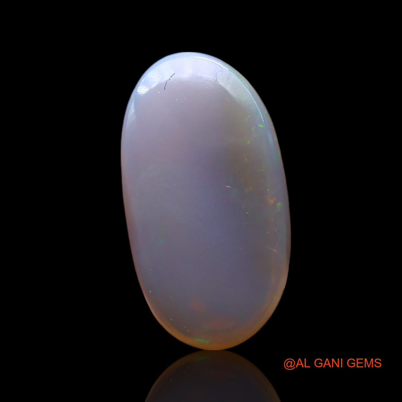 Natural Untreated Fire Opal Loose Gemstone Oval Cabochon From Australia 3.00 Cts 15x8x3 mm AF-912