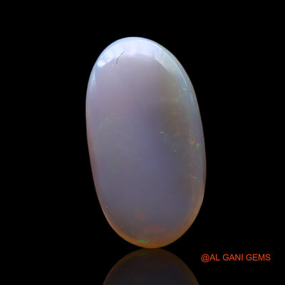 Natural Untreated Fire Opal Loose Gemstone Oval Cabochon From Australia 3.00 Cts 15x8x3 mm AF-912