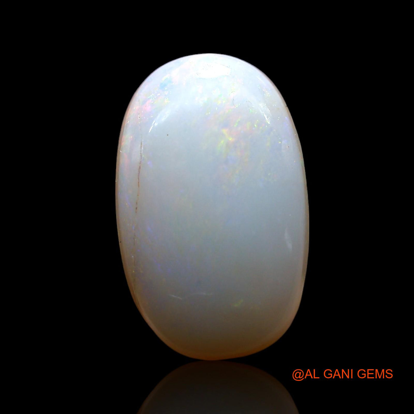 4.00 Cts Unheated Australian Fire Opal Loose Gemstone Oval Cabochon Natural 14x8x4 mm AF-913