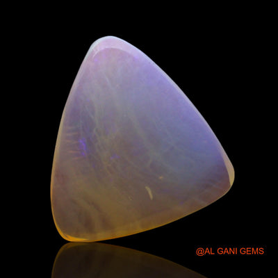 2.00 Cts Natural Australian Fire Opal Loose Gemstone Trillion Cabochon 13x11x2 mm AF-914