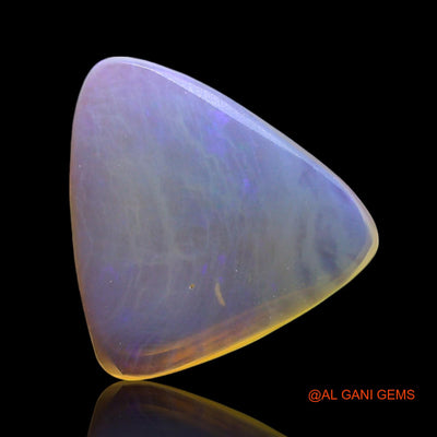 2.00 Cts Natural Australian Fire Opal Loose Gemstone Trillion Cabochon 13x11x2 mm AF-914