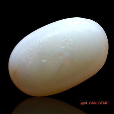Natural Fire Opal Gemstone 2.00 Cts Loose Oval Cabochon From Australia 13x8x3 mm AF-918
