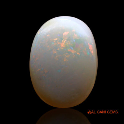 Natural Untreated Fire Opal Loose Gemstone Oval Cabochon From Australia 3.00 Cts 13x9x3 mm AF-919
