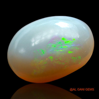 Natural Fire Opal Gemstone 3.00 Cts Loose Oval Cabochon From Australia 13x9x4 mm AF-920