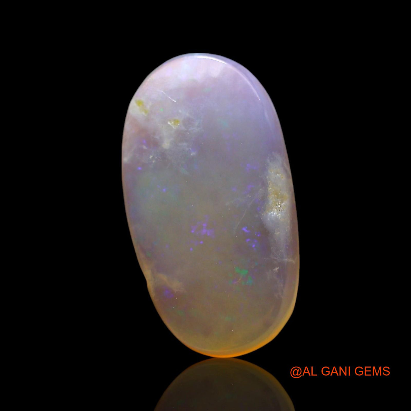 2.00 Cts Natural Australian Fire Opal Loose Gemstone Oval Cabochon 14x8x3 mm AF-922