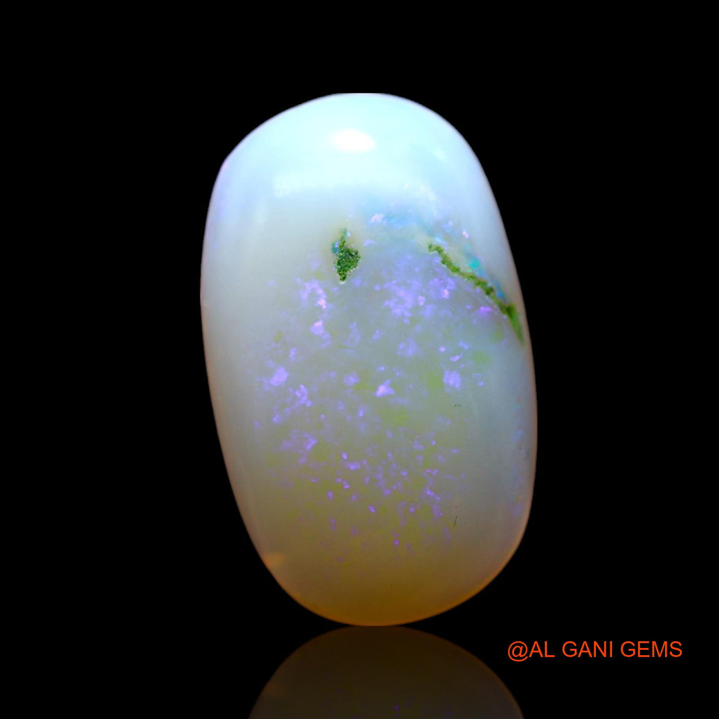 Natural Untreated Fire Opal Loose Gemstone Oval Cabochon From Australia 3.00 Cts 14x8x3 mm AF-923