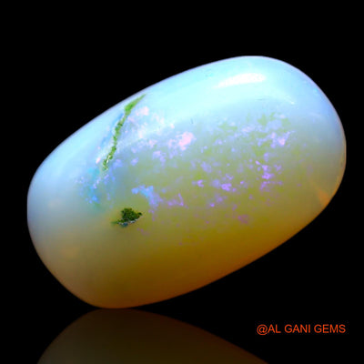 Natural Untreated Fire Opal Loose Gemstone Oval Cabochon From Australia 3.00 Cts 14x8x3 mm AF-923