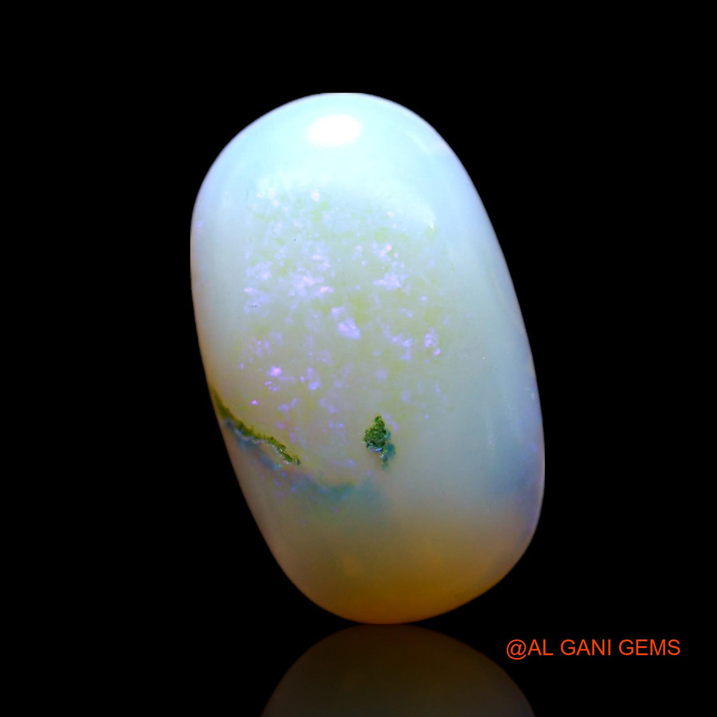 Natural Untreated Fire Opal Loose Gemstone Oval Cabochon From Australia 3.00 Cts 14x8x3 mm AF-923