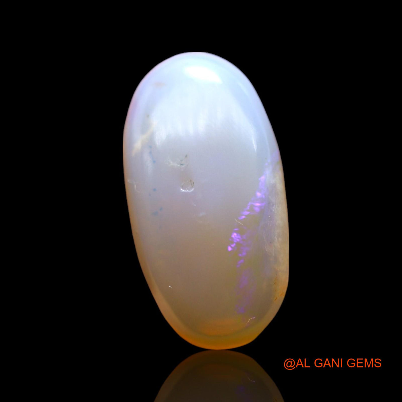3.00 Cts Unheated Australian Fire Opal Loose Gemstone Oval Cabochon Natural 15x8x4 mm AF-924