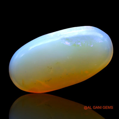 3.00 Cts Unheated Australian Fire Opal Loose Gemstone Oval Cabochon Natural 15x8x4 mm AF-924