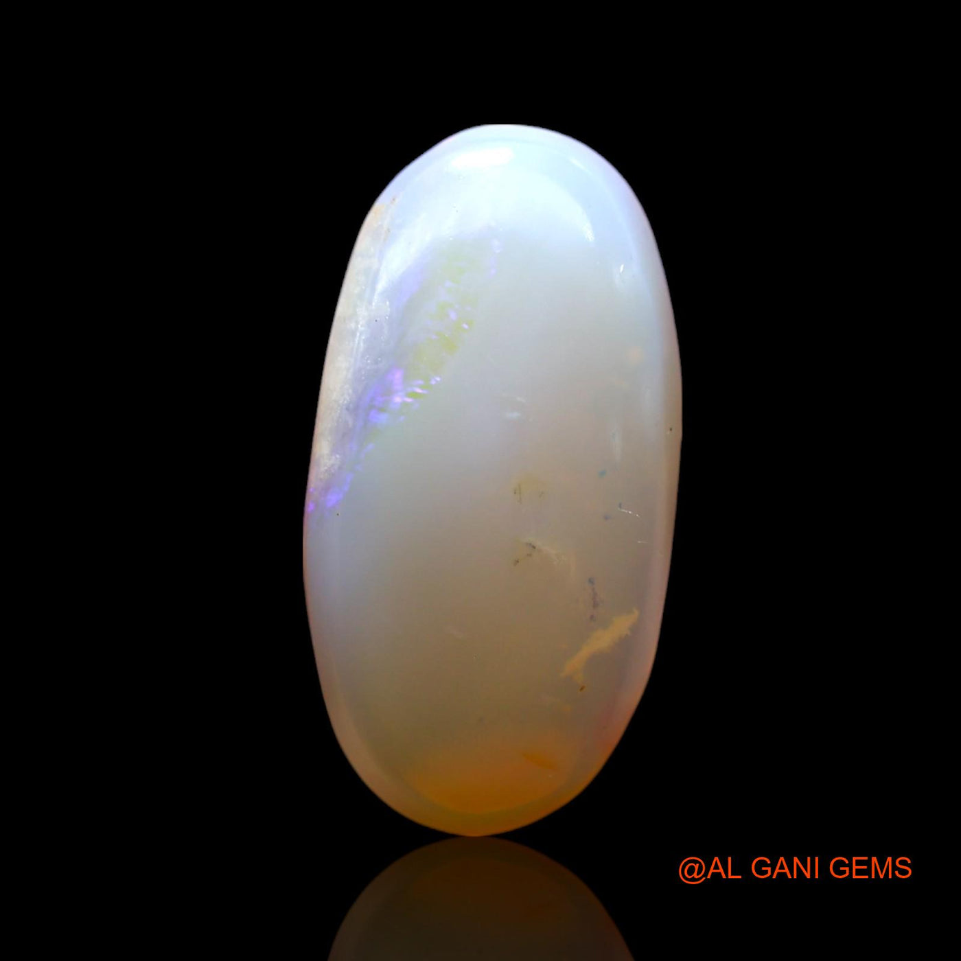 3.00 Cts Unheated Australian Fire Opal Loose Gemstone Oval Cabochon Natural 15x8x4 mm AF-924