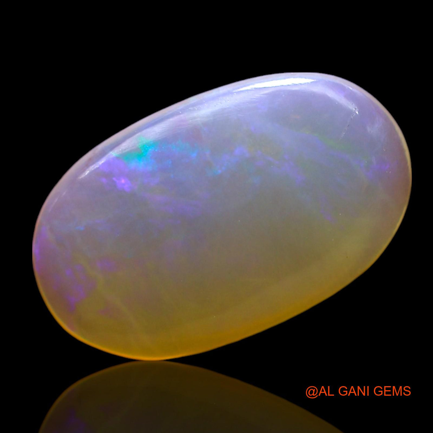2.00 Cts Natural Australian Fire Opal Loose Gemstone Oval Cabochon 14x8x3 mm AF-925